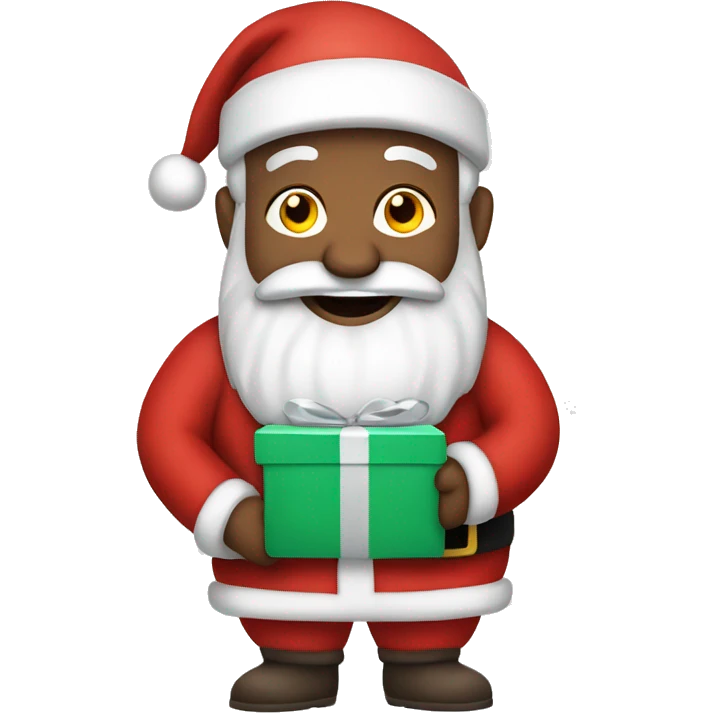 christmas Santa with gifts emoji