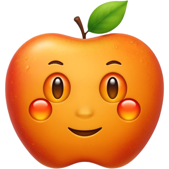 freundliches Lipid-Emoji, wissenschaftlich, Apple-Emoji-Stil emoji
