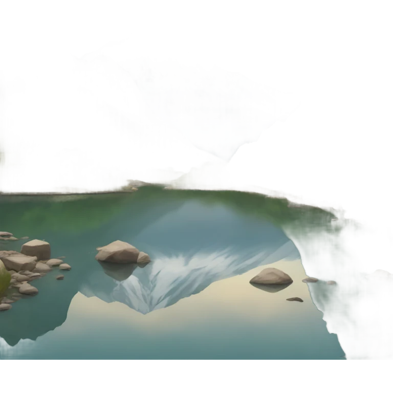 Montaña lago  emoji