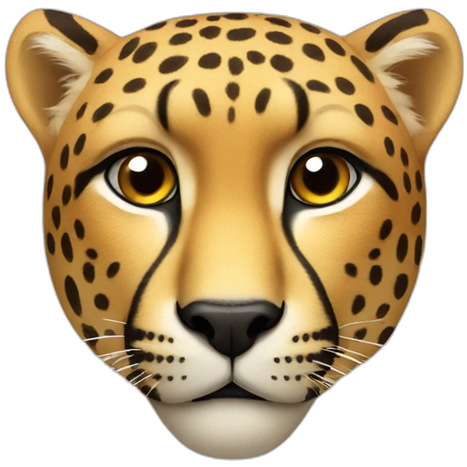 cheetah head emoji