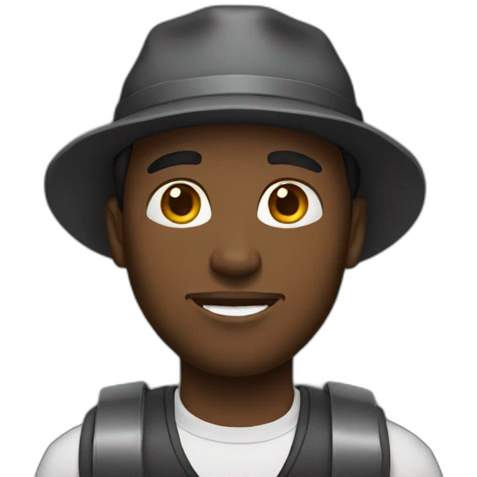 Black men work emoji