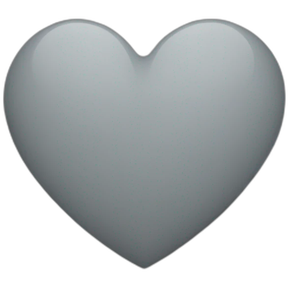 gray Heart  emoji