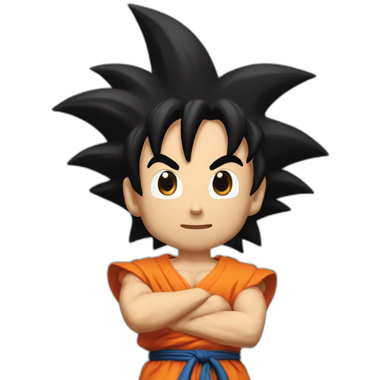 does goku clean nuts? emoji