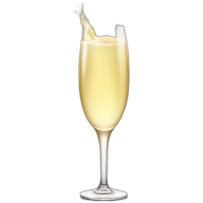 celebrating champagne emoji