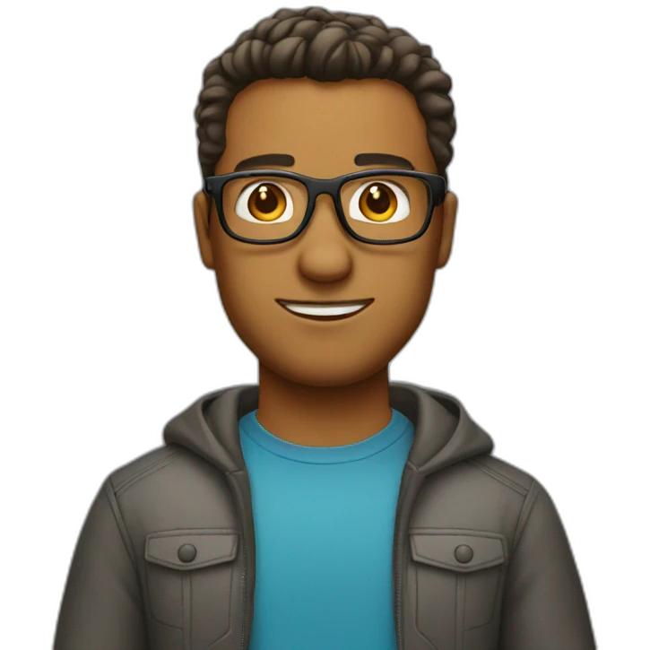 Guy with glases emoji