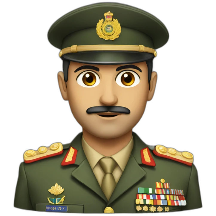iranian military officer face emoji