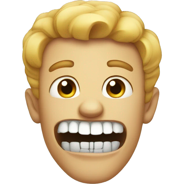 crooked teeth emoji