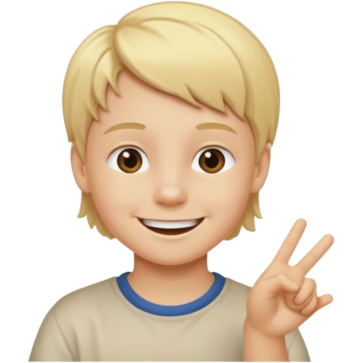 Blonde kid  doing this ⁶🤷⁷ emoji
