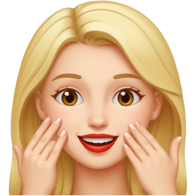 Make a girl kiss emoji