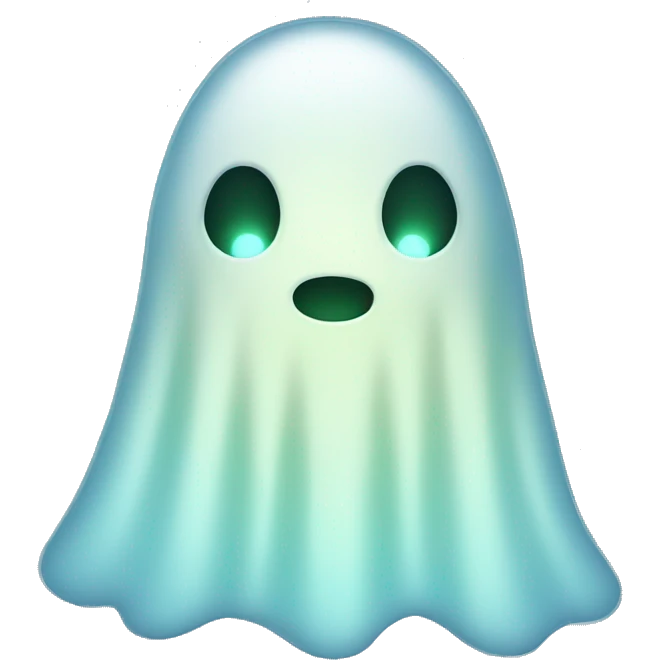 glowing ghost emoji