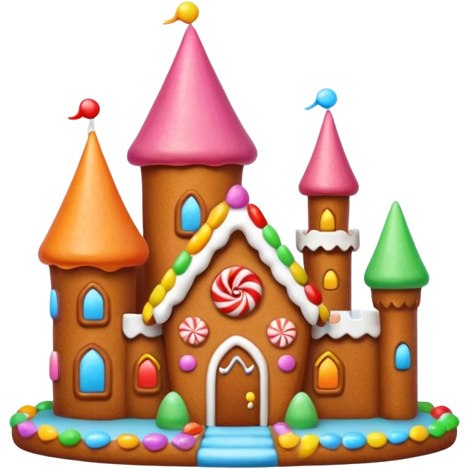 candy castle emoji