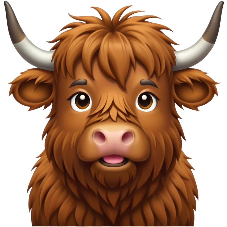 highland cow emoji