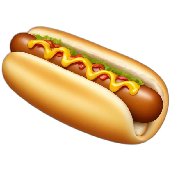 hot dog emoji