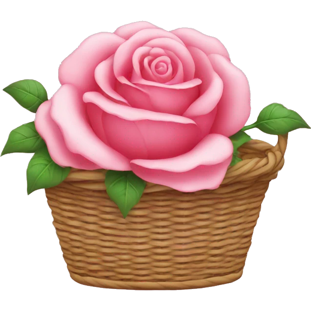 Autocollant basket rose emoji