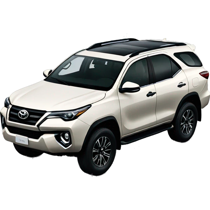 Black toyota fortuner legender  emoji