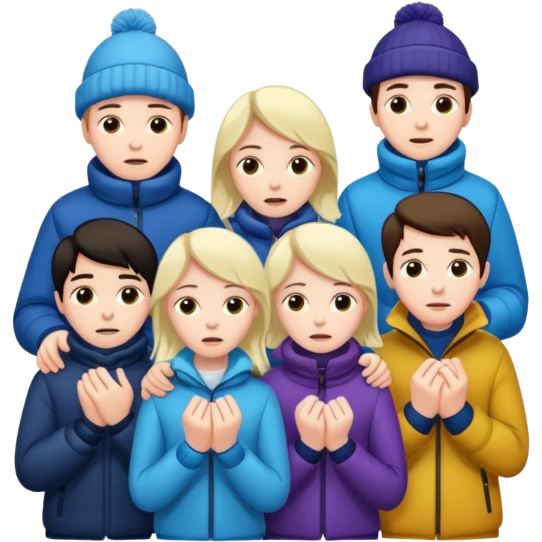 people who feel cold











 emoji