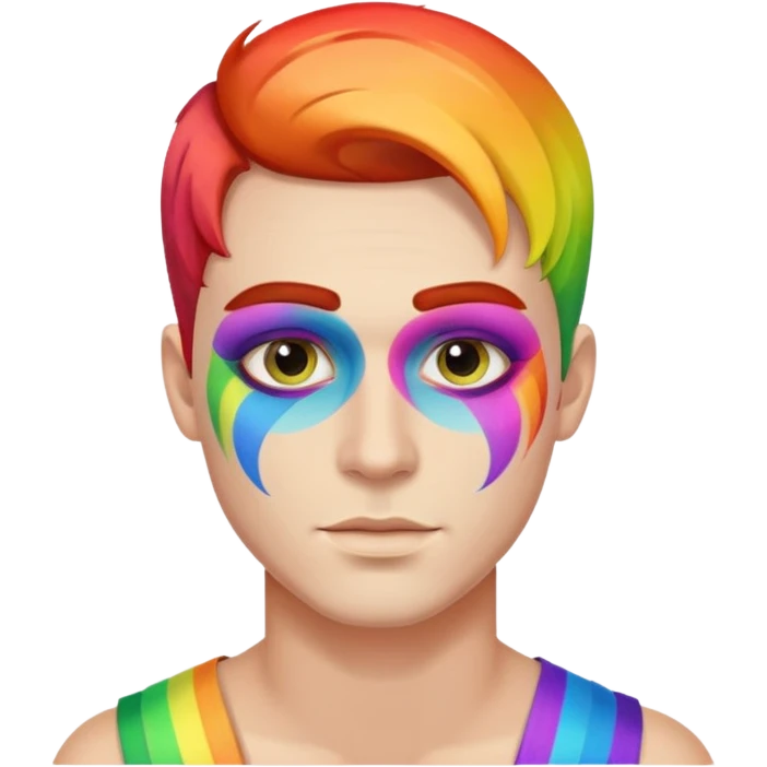 Make him gay with a rainbow emoji