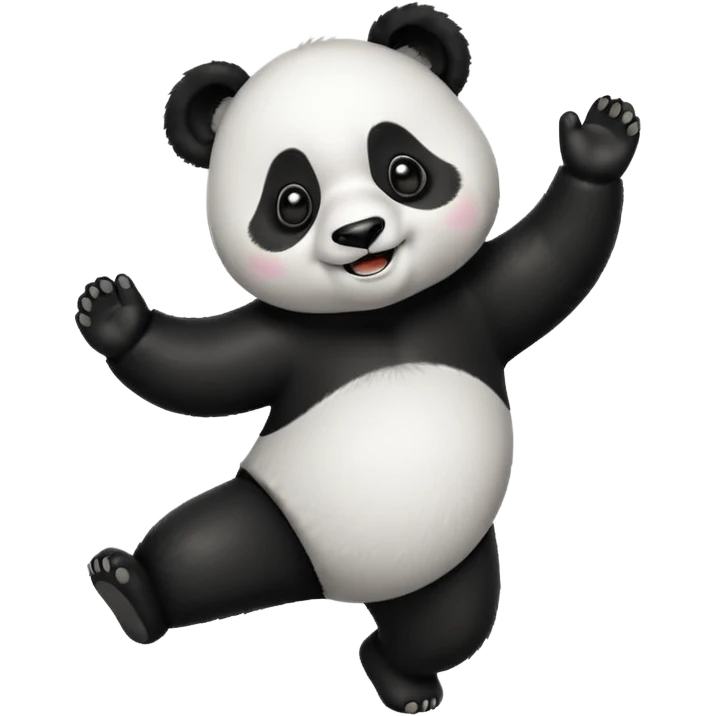 Panda dancing emoji