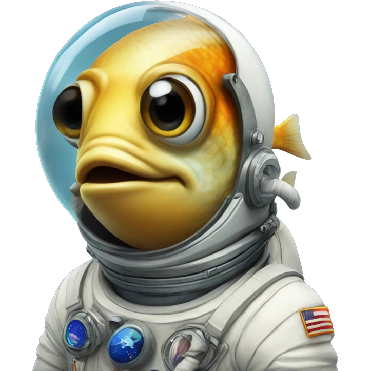 astronaut fish emoji