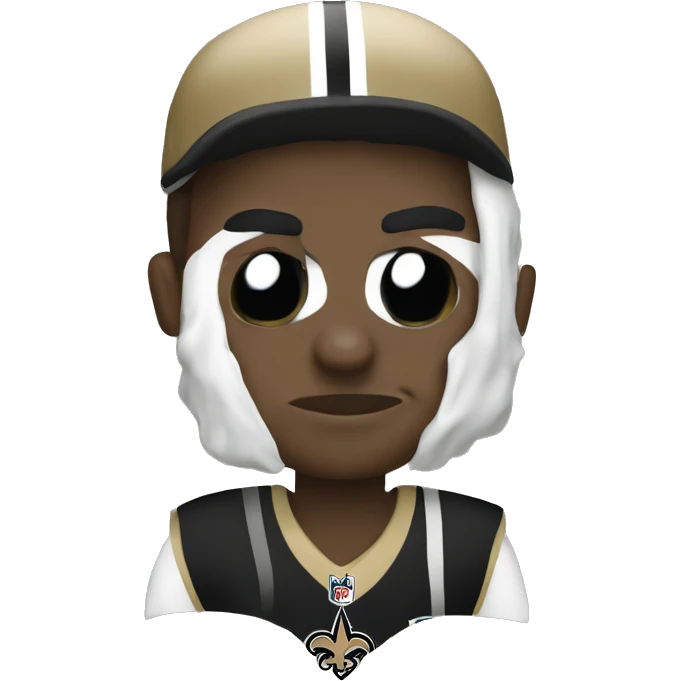 New Orleans saints fan emoji
