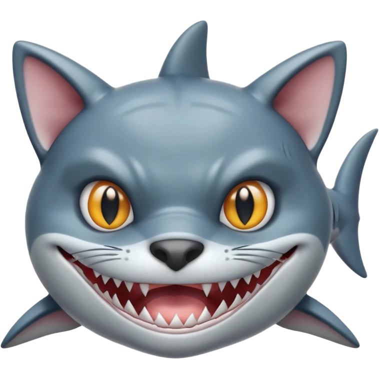 shark x cat emoji