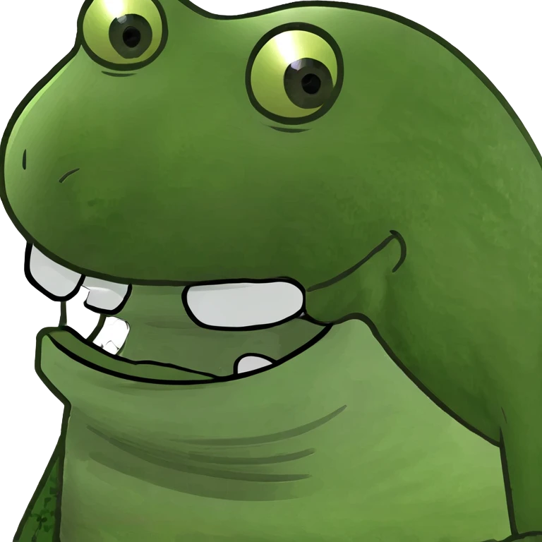 spongebob smiling with teeth emoji