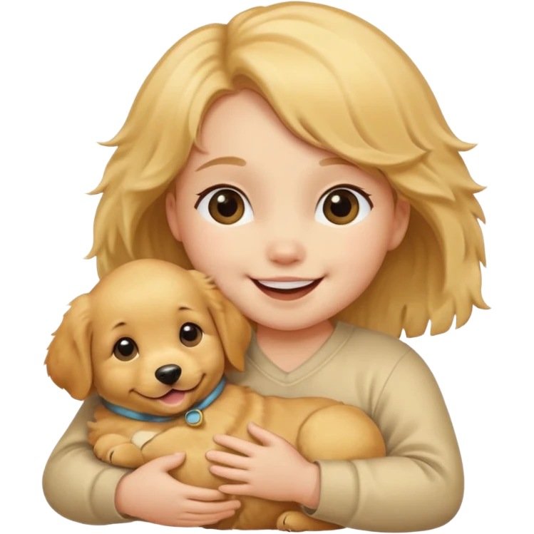 Baby with Dog. emoji