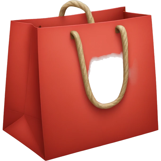Red shopping bag emoji