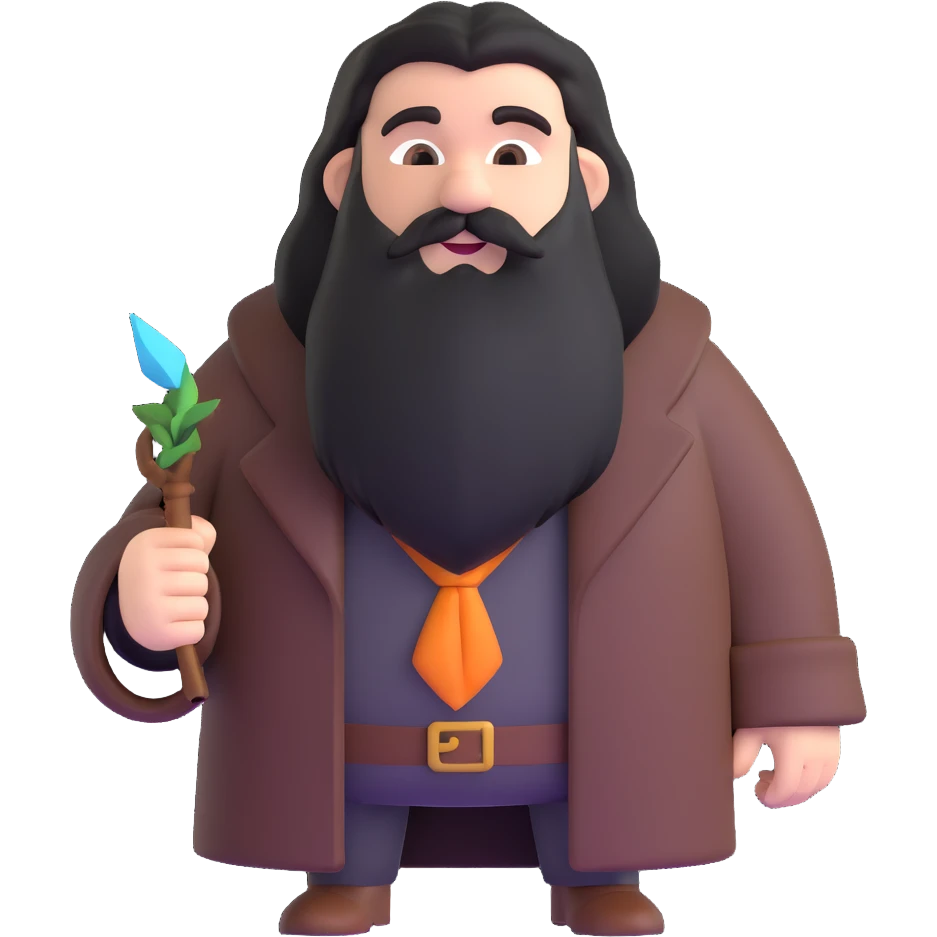 Hagrid from Harry Potter emoji