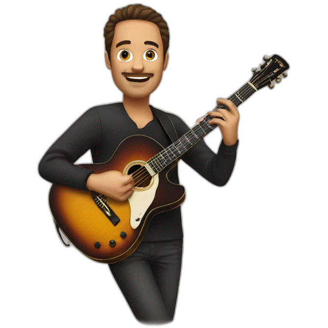 Guitard classique emoji