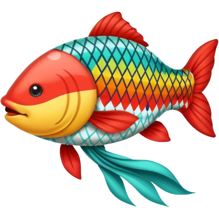 carp streamer hanging emoji