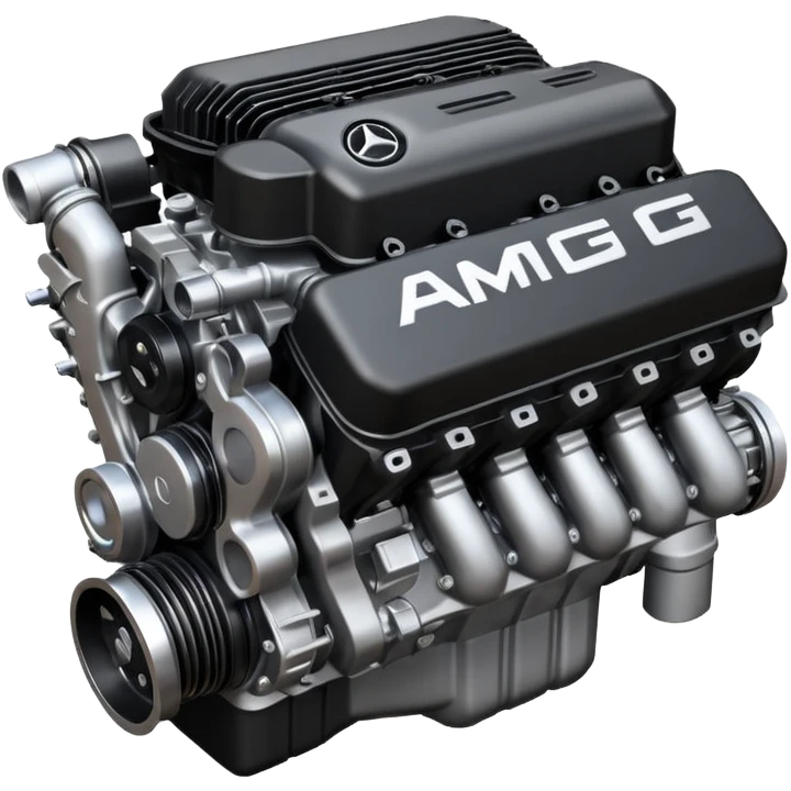 m157 engine, amg logo, black emoji