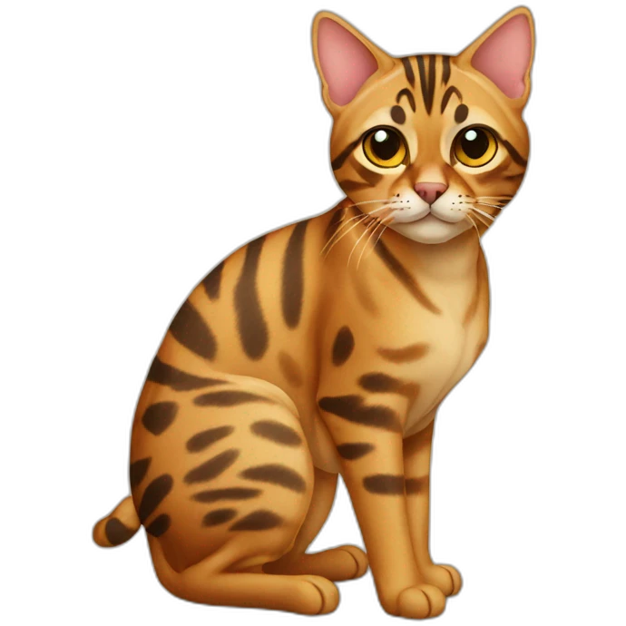 bengal cat emoji