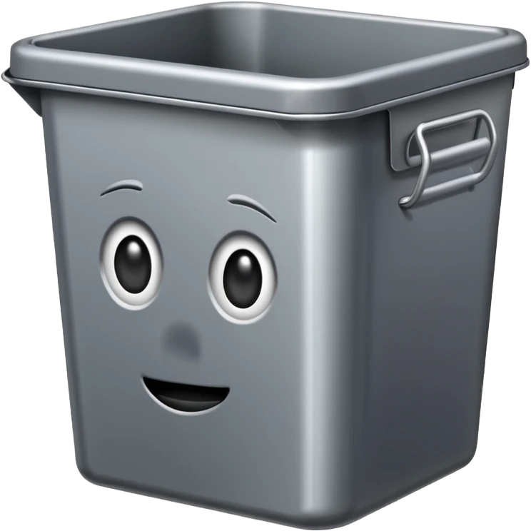 garbage tin tiny emoji