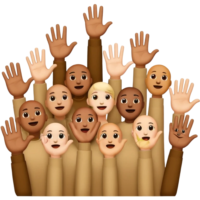 Hand Emojis of gang sings emoji