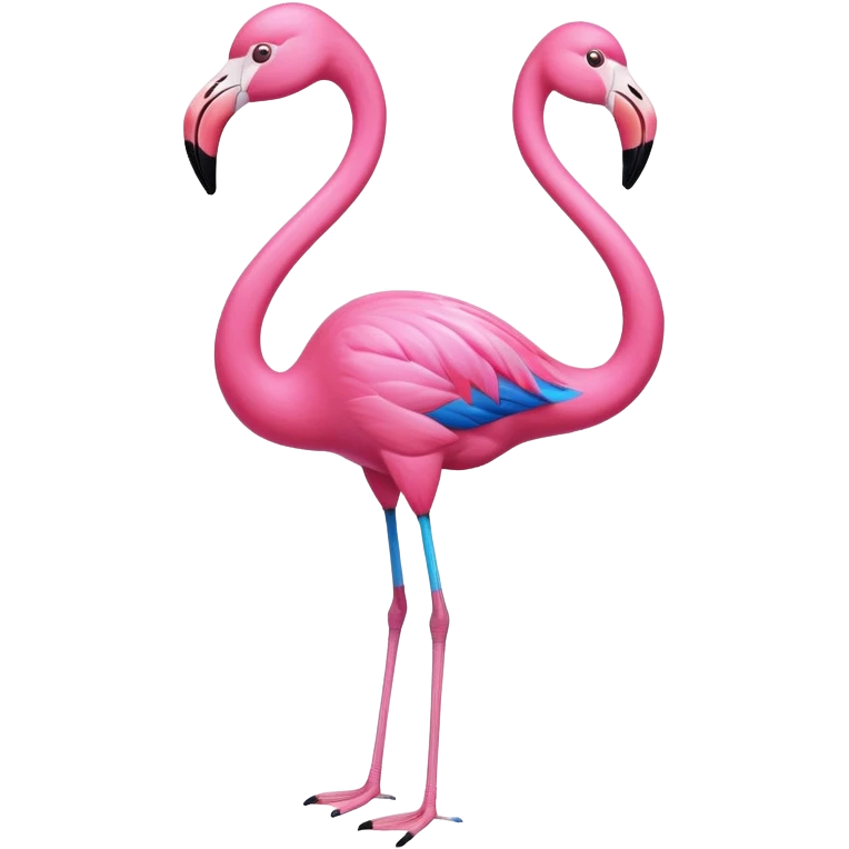 Blue Flamingo 🦩 emoji