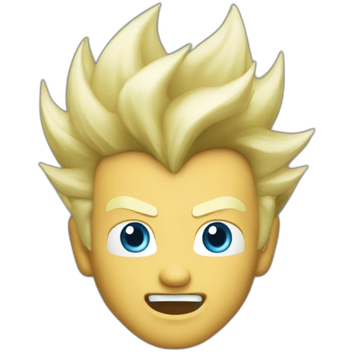 rick astley sing as super saiyan emoji