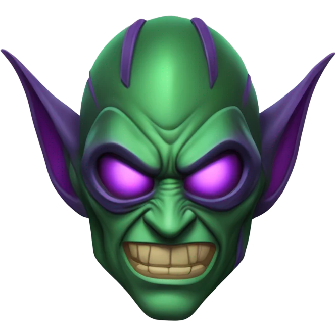 Green Goblin Villain Helmet  emoji