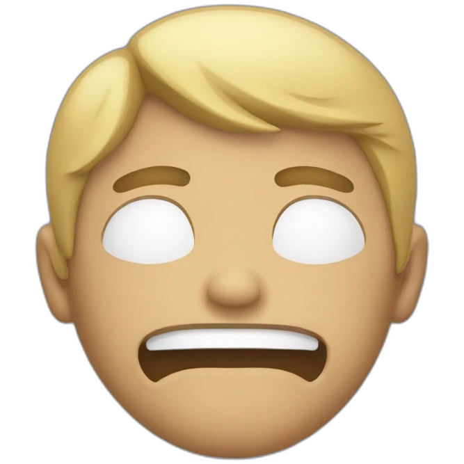 Someone loosing it emoji