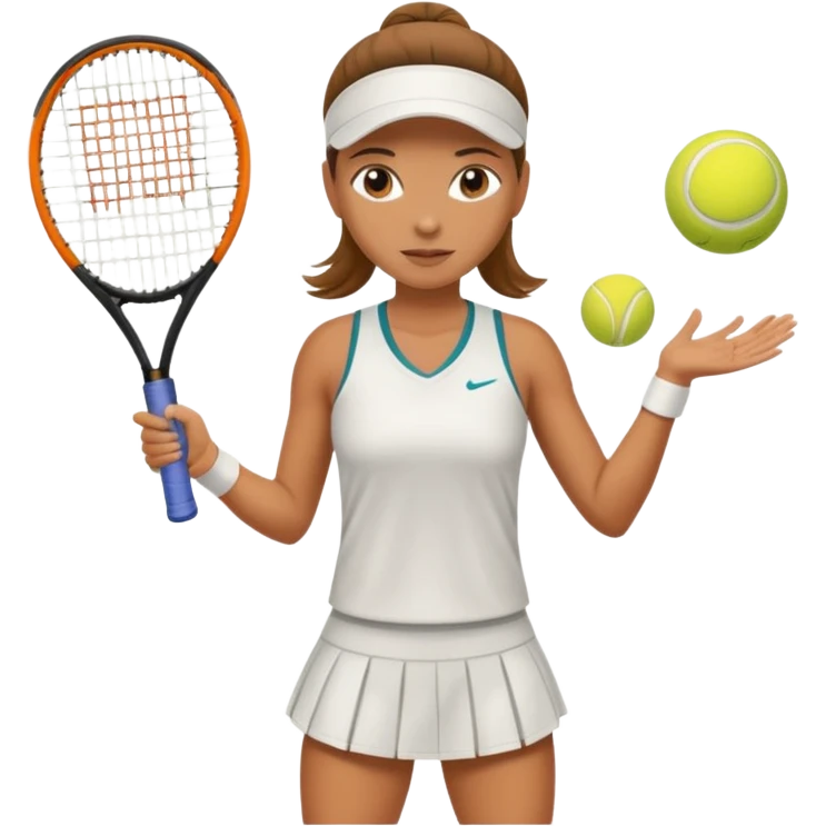 female tennis player emoji
