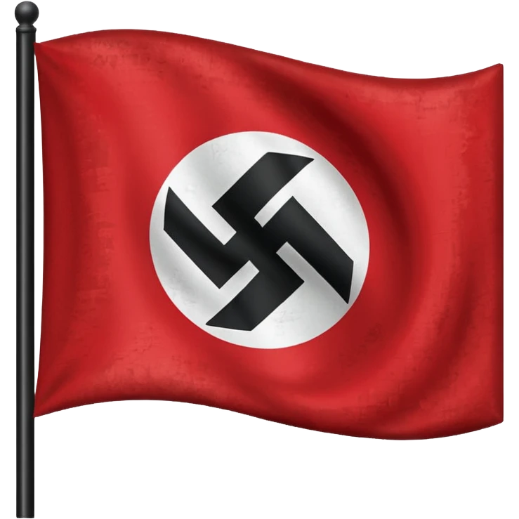 Nazi germany waving flag emoji