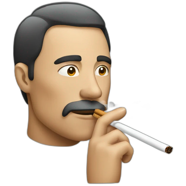 Man smoking  emoji