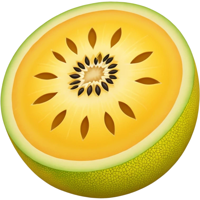 yellow melon as a whole emoji