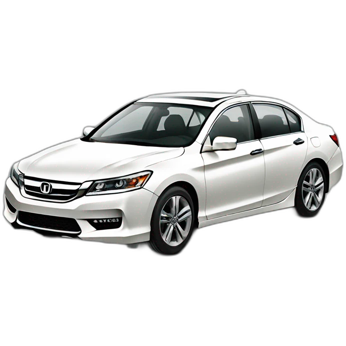 Honda accord white 2015 emoji