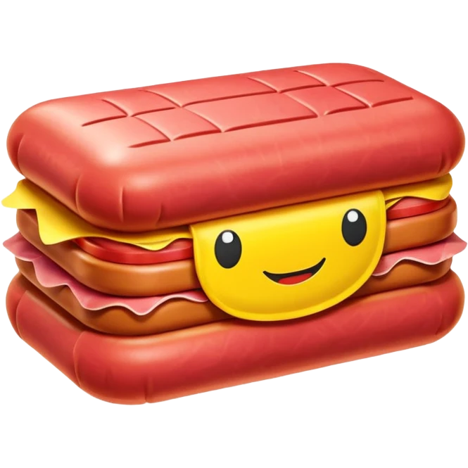  SPAM meat jeff koons style inflatable abstract art sculpture  emoji