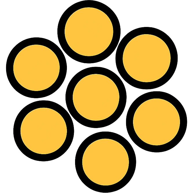 color outline icon of quinoa grains emoji