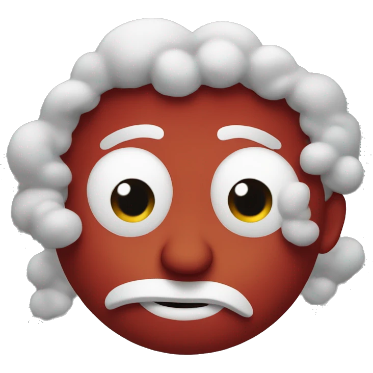 Red cloud emoji