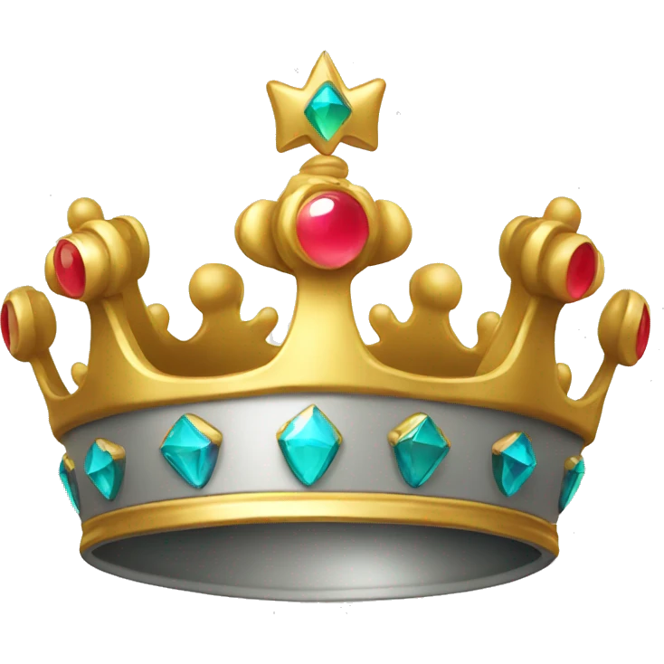 shiny crown emoji