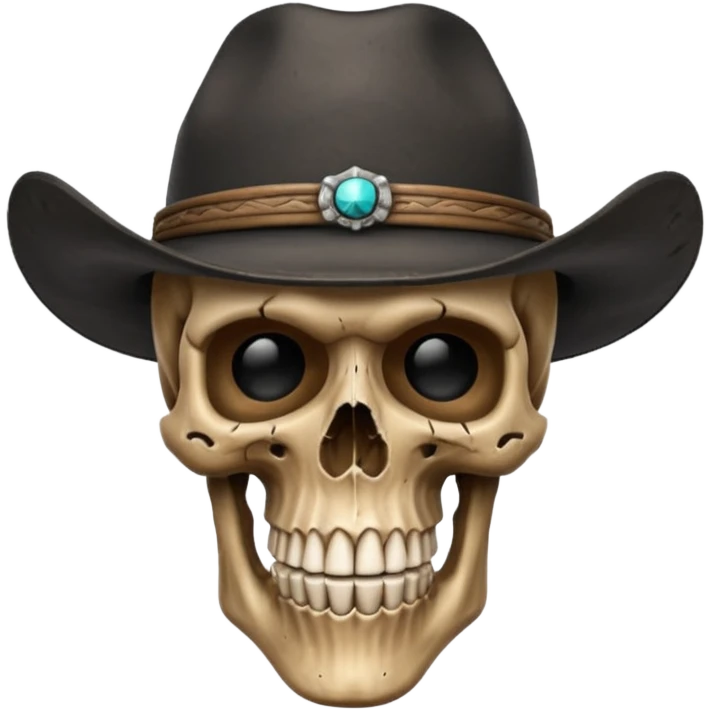 🤠+💀 emoji