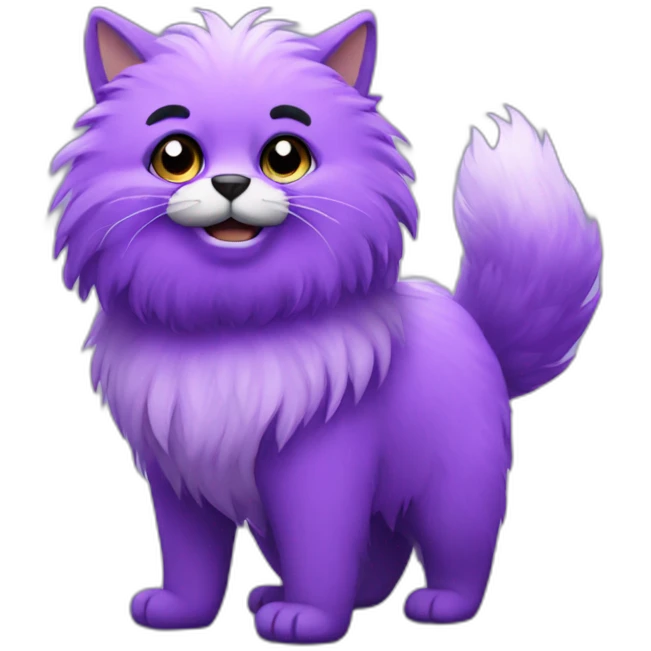 Furry purple pair emoji
